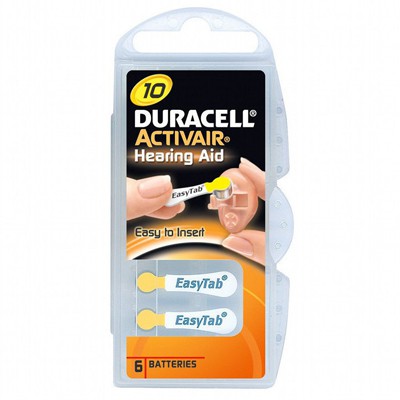 Duracell Size 10 ActivAir® 10 x 6 cells