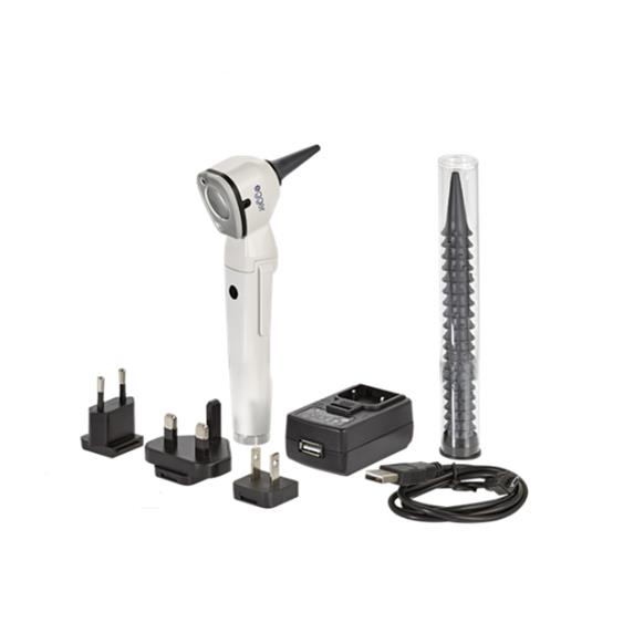 LuxaScope  LED otoscope 3.7 V (rechargeable with USB) White