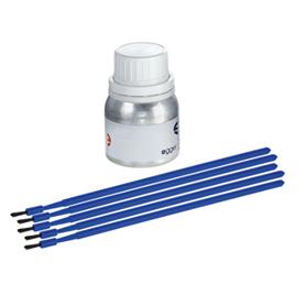 egger Lacquer L, for silicone earmolds and impressions, 30 ml, incl. 5 disposable brushes