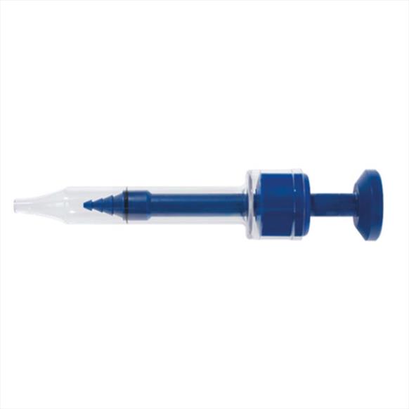 egger Impression syringe (blue) for small auditory canals + CIC impressions, tip diameter 3 mm