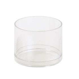 Investment form, transparent, 50 mm, with removable lid
