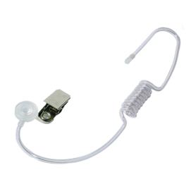 Spiral sound tube, 2.0 x 3.1 mm, with collar clip